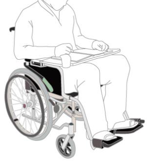 일반형 수동휠체어(양 손 추진 휠체어)
