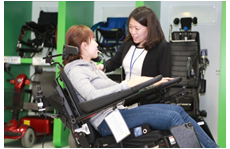 장애인보조기기 체험교육(장애인보조기기 체험사진)